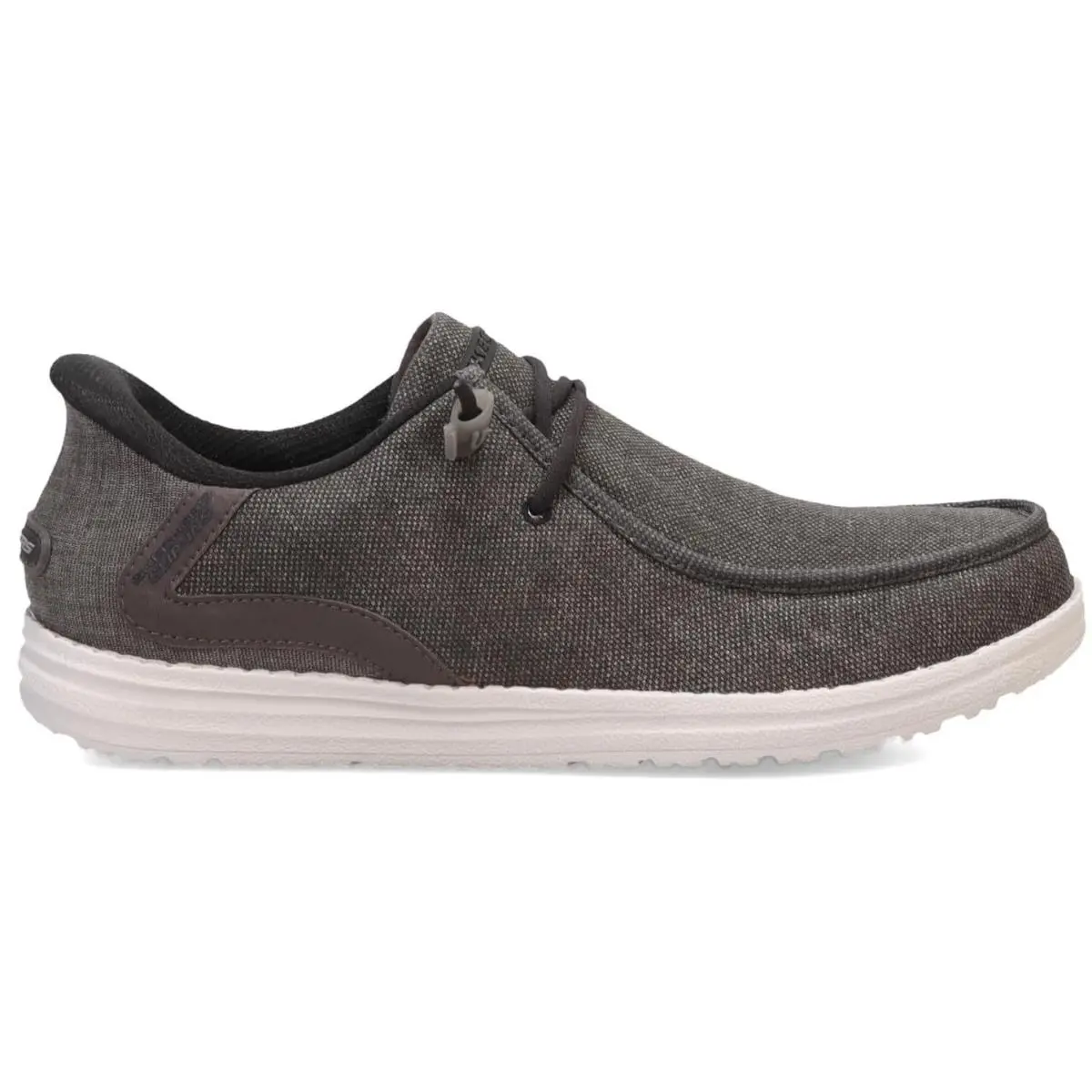 Skechers Mens Relaxed Fit Melson Coronado Slip-on Shoes - Black/grey