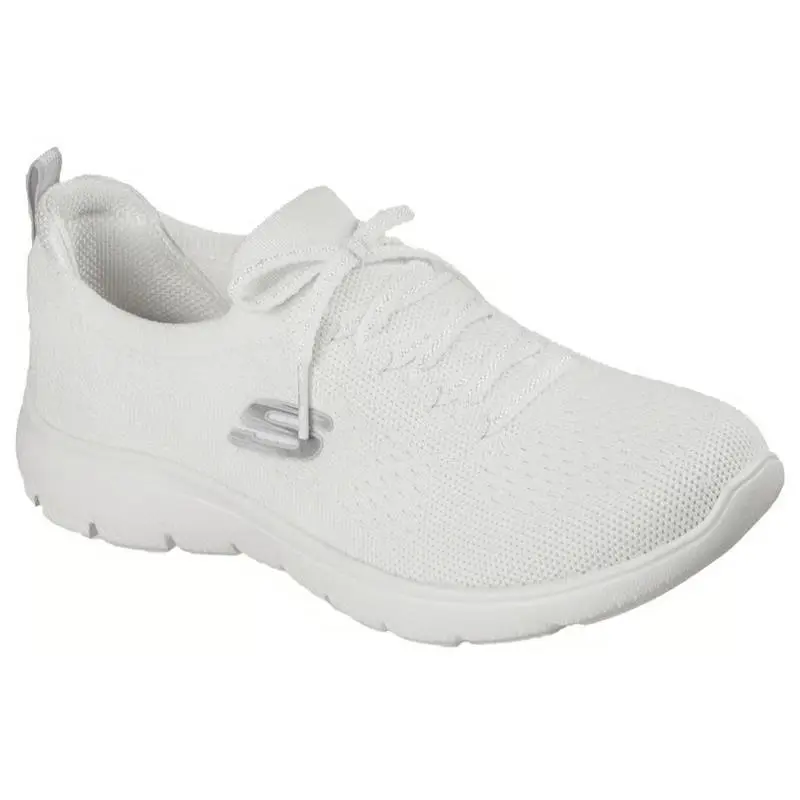Womens  Summits True Ease White Knit Shoes by Skechers