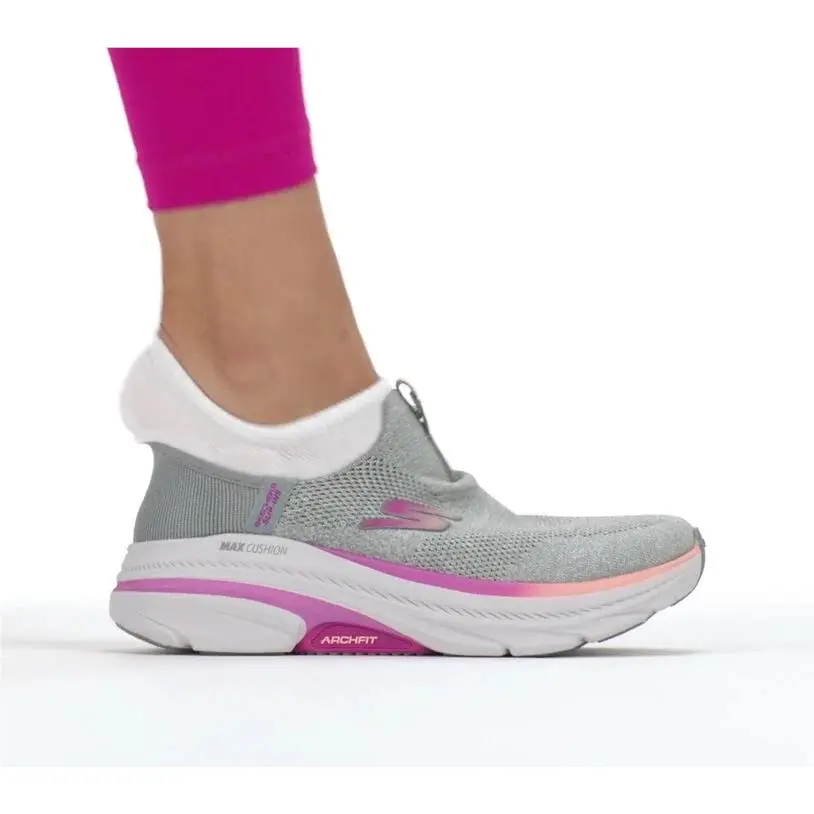 Skechers shoes - 128945 - 128945 GYPK - Gray / Pink 10