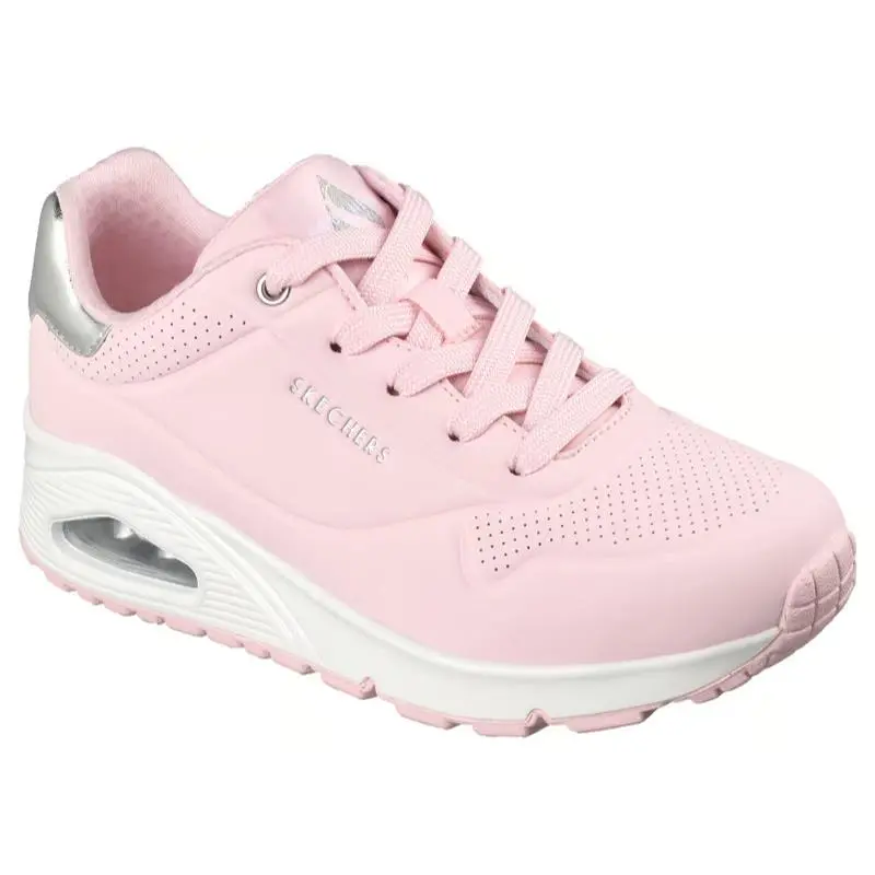 Womens Skechers Uno Golden Air Light Pink Durabuck Shoes