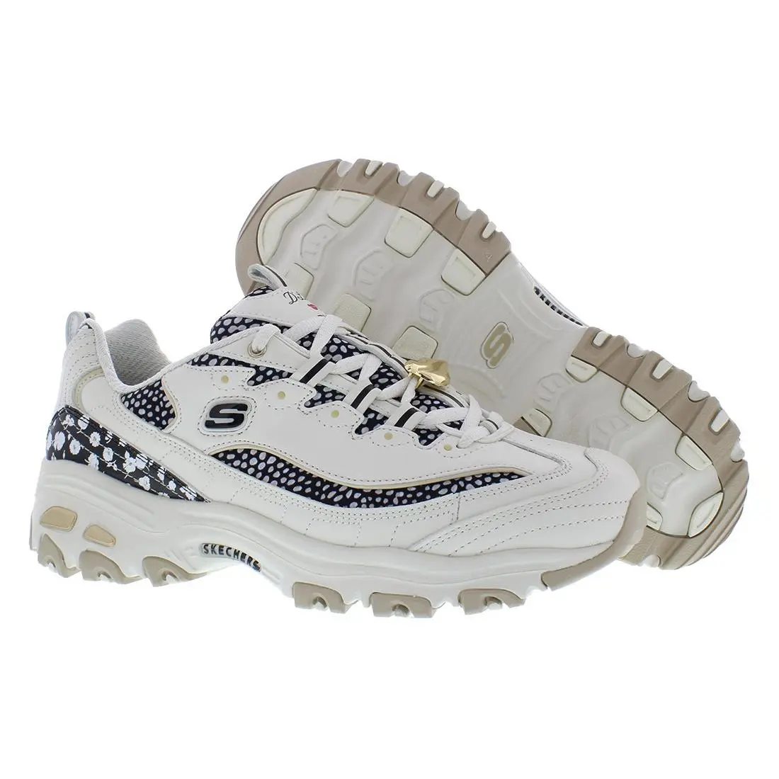 Skechers D`lites Floral Breeze Womens Shoes