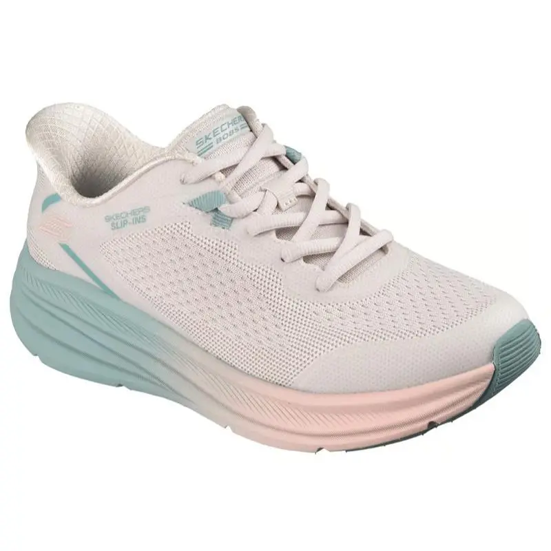 Womens Skechers Slip Ins Bobs Skillz Too Essential White Multi Knit Shoes