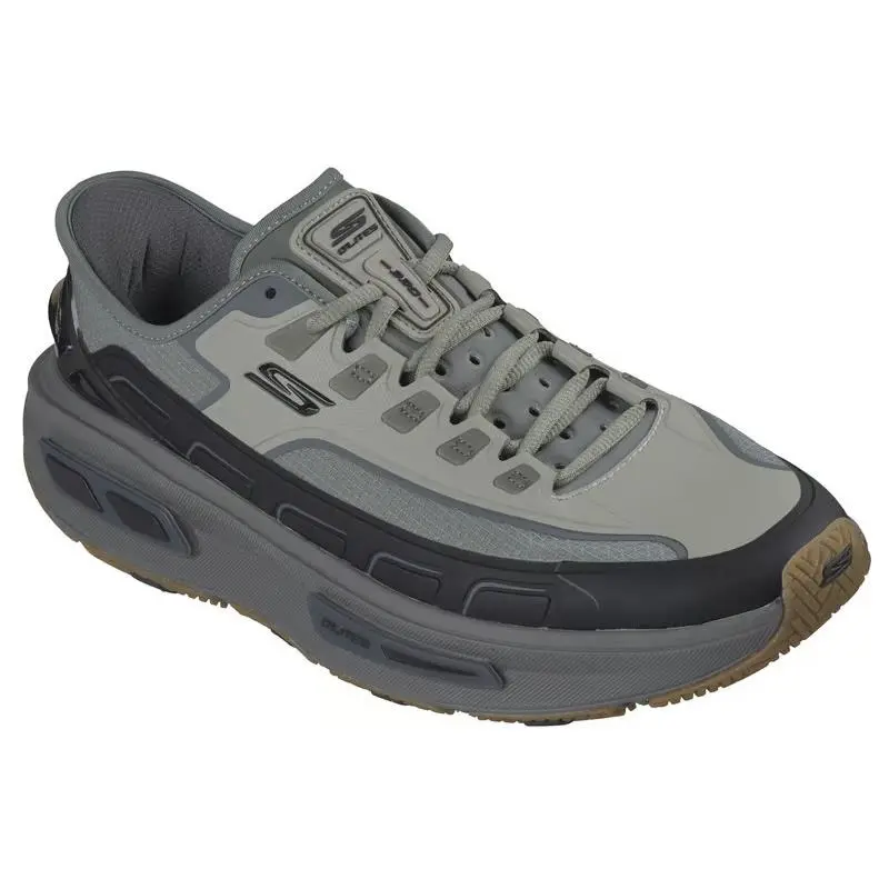 Mens Skechers Slip Ins Arch Fit D`lites 330 Olive Mesh Shoes