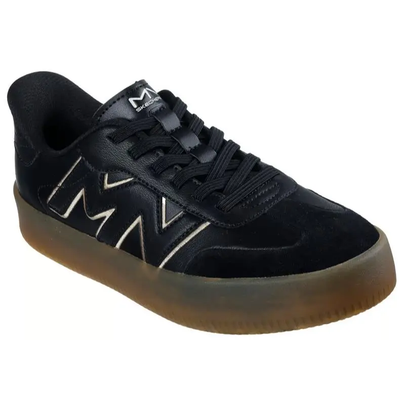 Womens Skechers Slip Ins Mark Nason Salsa Cup Storme Black Leather Shoes