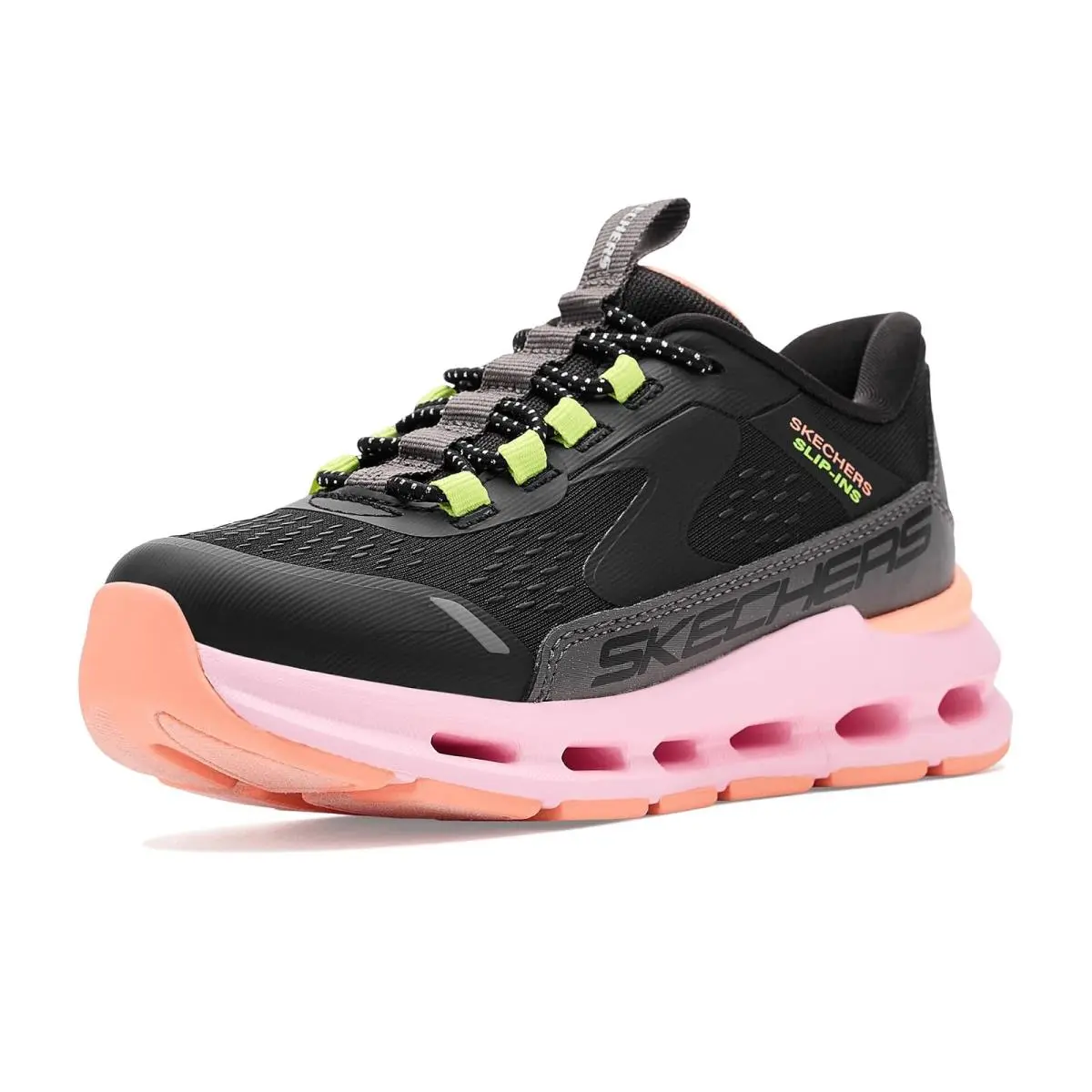 Girl`s Sneakers Athletic Shoes  Kids Black/Multi by Skechers