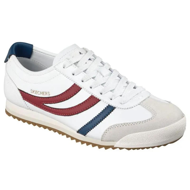 Womens Skechers Topnotch City Dream White Navy Suede Shoes