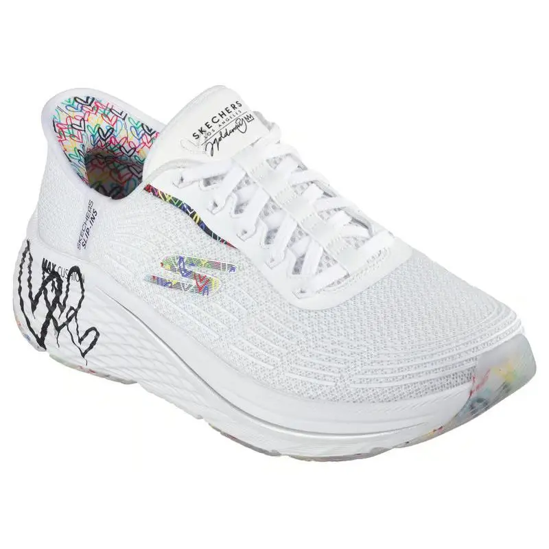 Womens  Slip Ins Jgoldcrown Max Cushioning Elite 2.0 White Mesh by Skechers