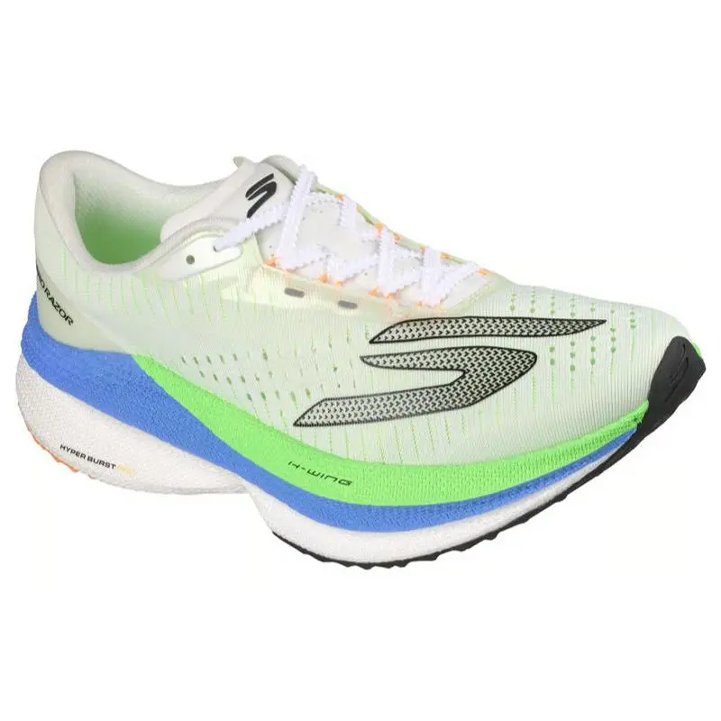 Womens  Aero Razor White Multi Mesh Shoes Medium by Skechers