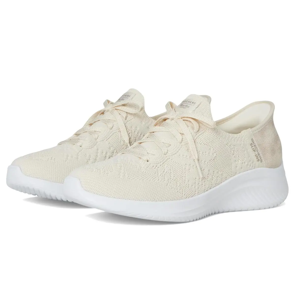 Martha Stewart - Ultra Flex 3.0 -back On Track - Hands Free Slip-ins Off-White by Skechers