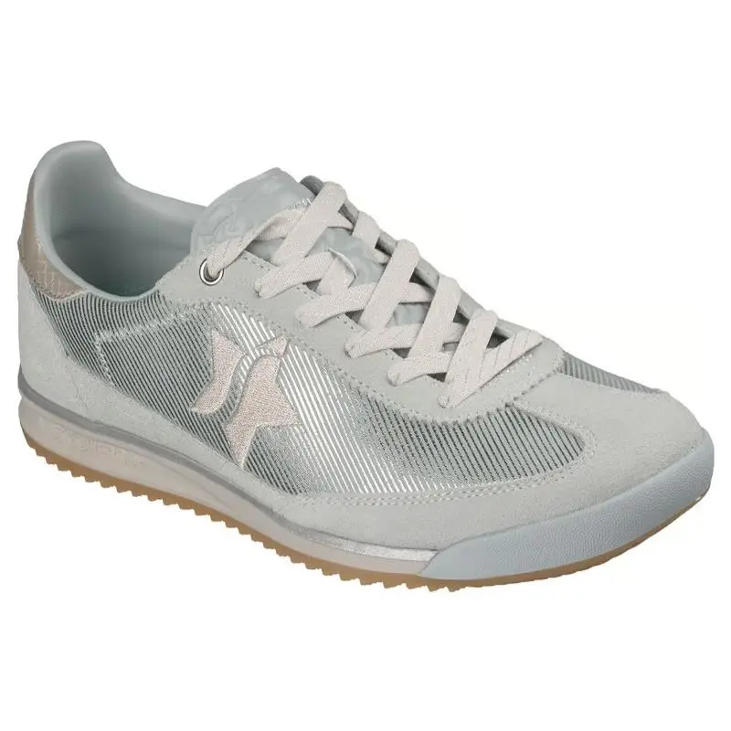 Womens Skechers Skx 92 Perfectly Shimmered Sage Suede Shoes