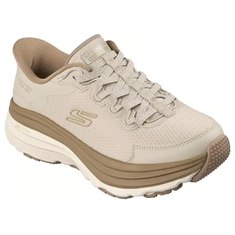 Womens  Slip Ins Zirrus Tan Mesh Shoes Medium by Skechers