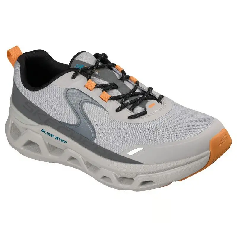 Skechers Shoes Men`s Gray Charcoal Sport Air Glide Step Memory Foam Mesh 233025