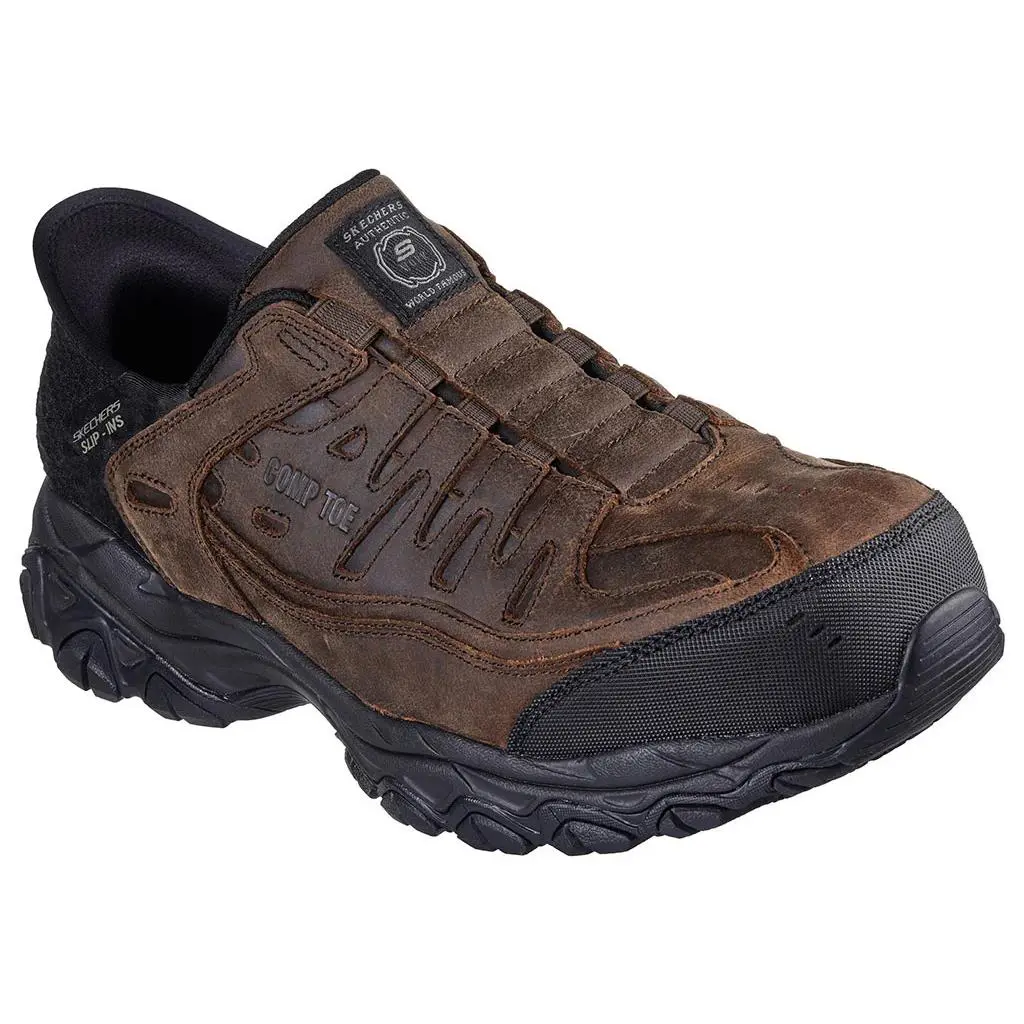 Skechers shoes - Slip-Ins Work Holdredge Ryker CT EH SR - Brown 3