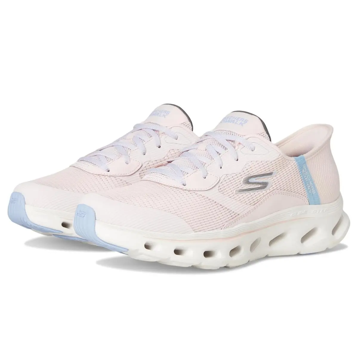 Woman`s  Performance Go Walk Glide Step 2.0 Belah Hands Free Slip-ins Light Pink by Skechers