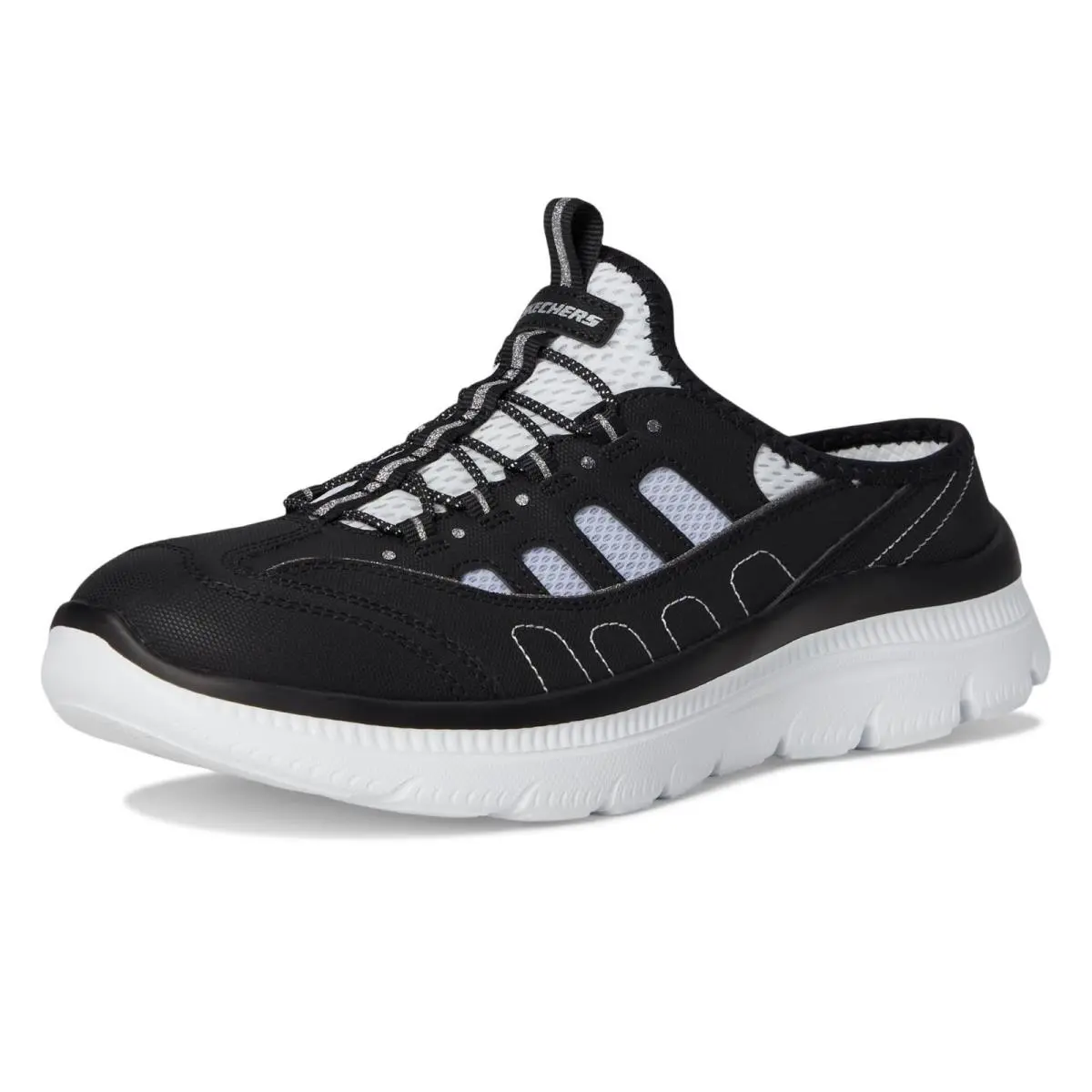 Skechers shoes - Skechers Summits Plus - Cosmic Sparkle 150617-BKW - 150617-BKW - Black 2