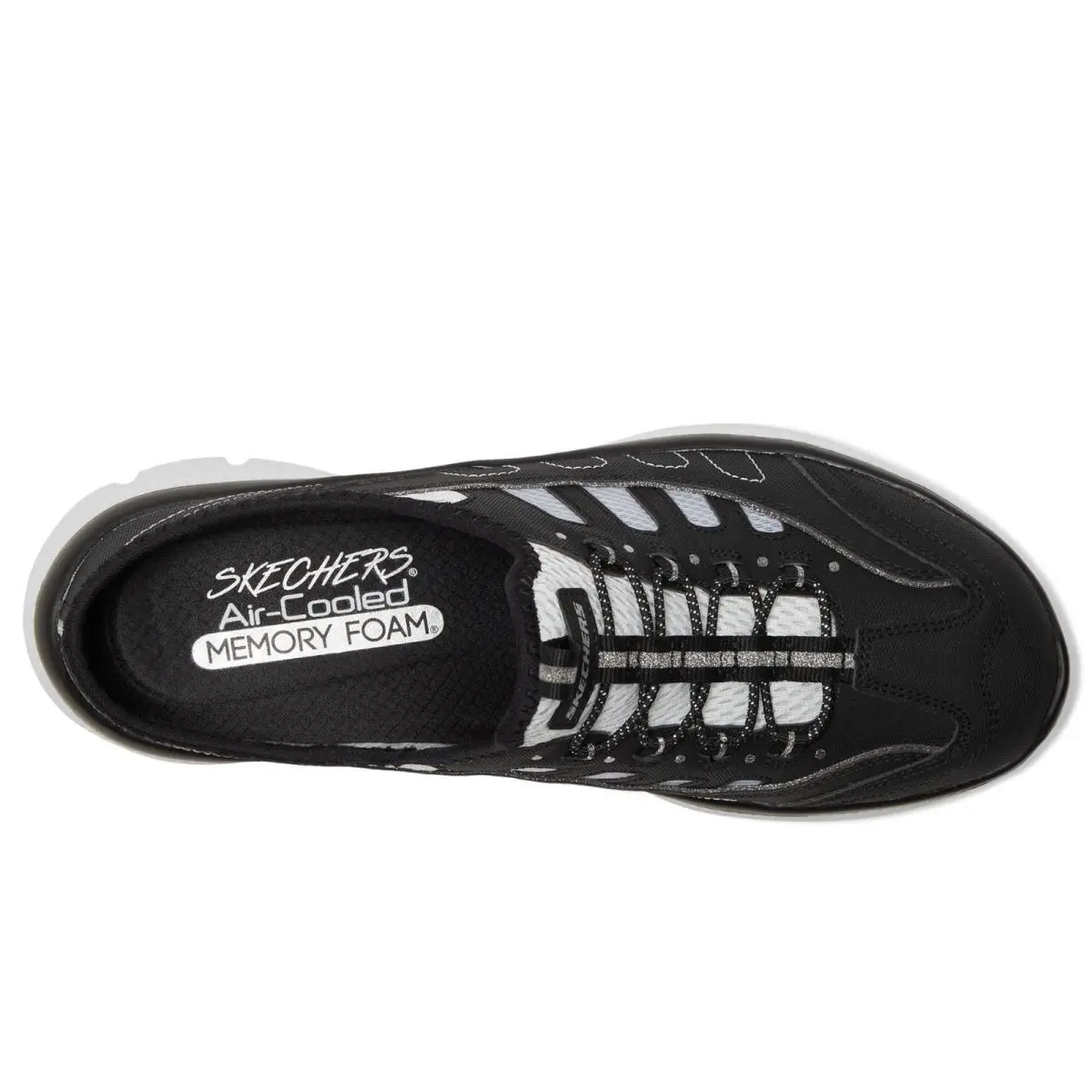 Skechers shoes - Skechers Summits Plus - Cosmic Sparkle 150617-BKW - 150617-BKW - Black 9