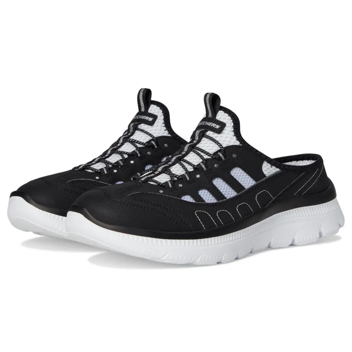 Skechers shoes - Skechers Summits Plus - Cosmic Sparkle 150617-BKW - 150617-BKW - Black 5