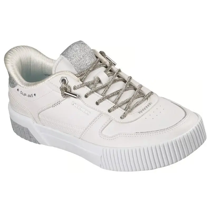 Womens Skechers Slip Ins Jade Radiant Reflections White Leather Shoes