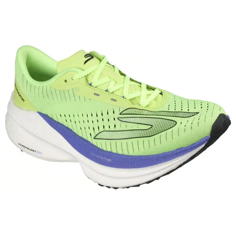 Womens Skechers Aero Razor Yellow Mesh Shoes