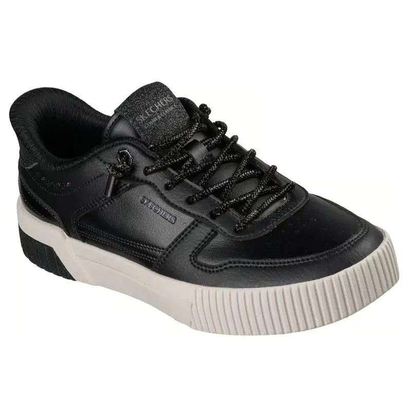 Womens Skechers Slip Ins Jade Radiant Reflections Black Leather Shoes