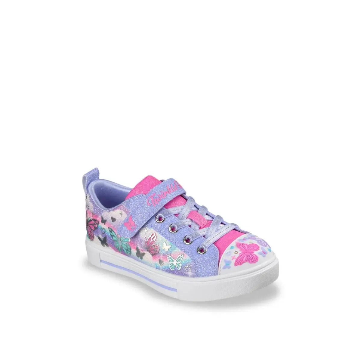 Girl`s Shoes Skechers Twinkle Toes Twinkle Sparks Butterfly Sky Sneaker