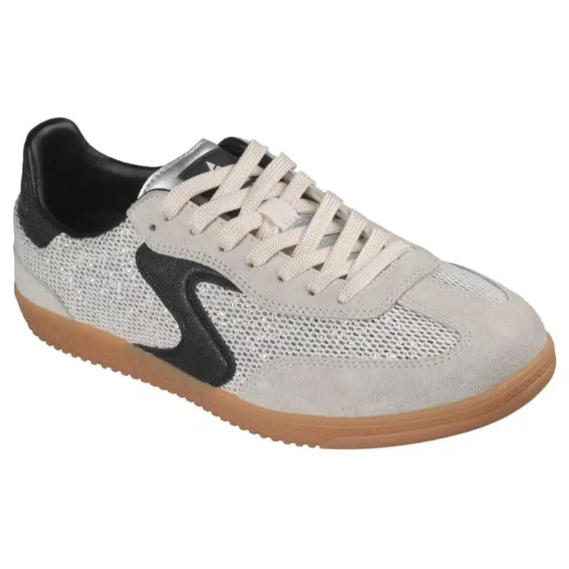 Womens Skechers Hotshot Meshing Well White Black Mesh Shoes