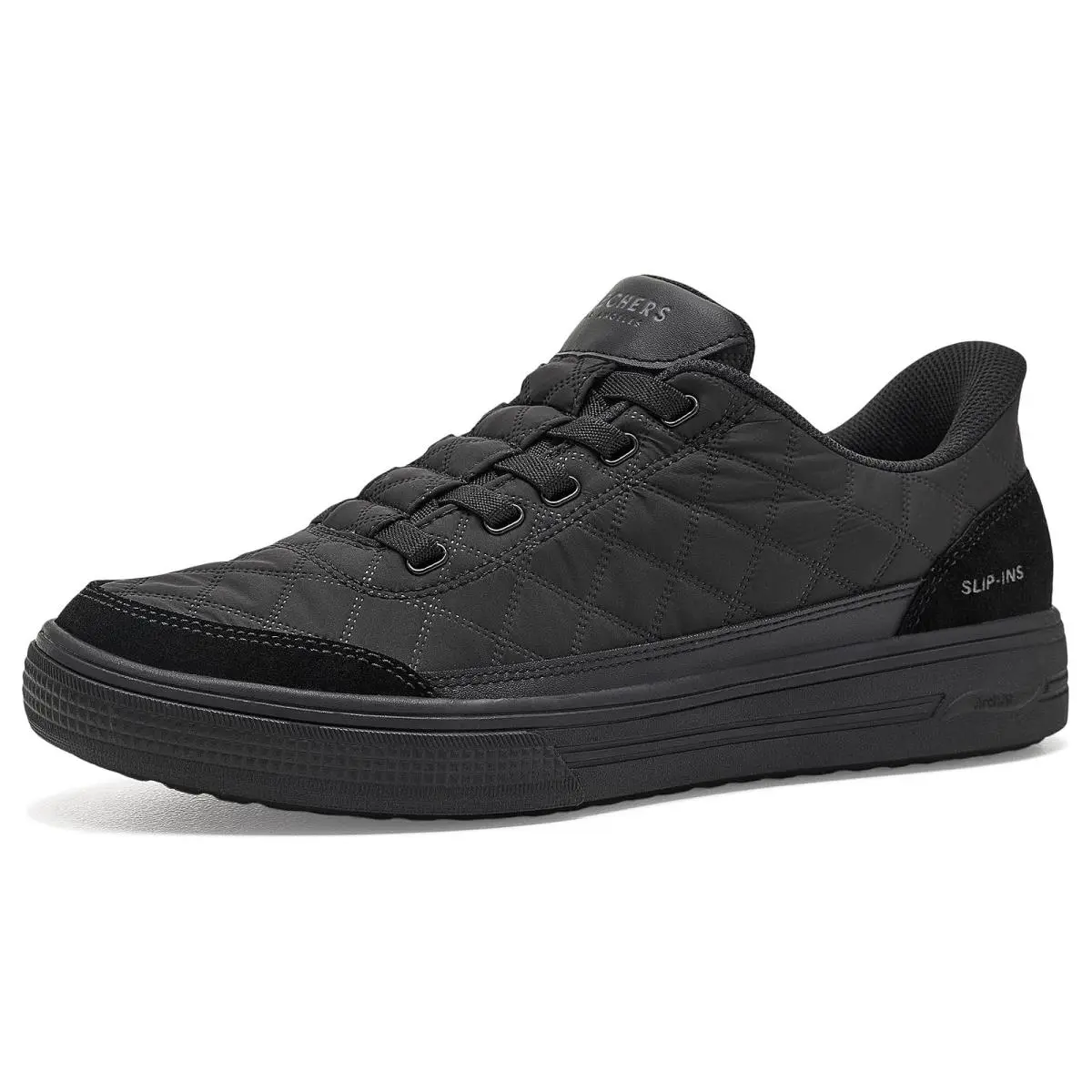 Man`s Skechers Arch Fit Arcade - Cozy Fit Charming Daze Hands Free Slip-ins