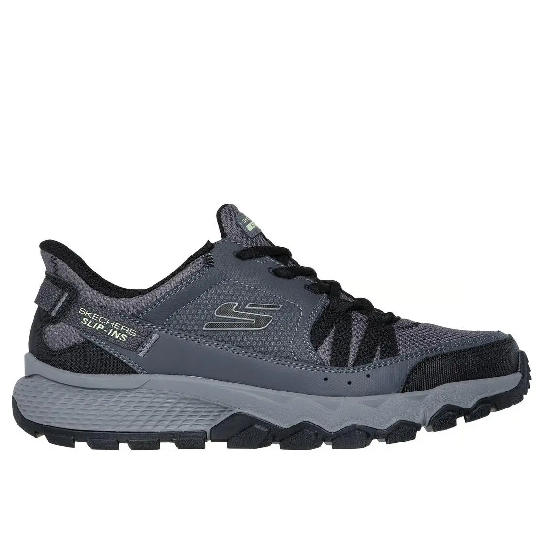 Skechers Shoe Men Trail Hike Slip Ins Wide Fit Comfort Casual Memory Foam 237634