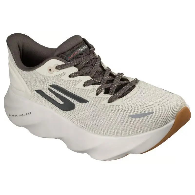 Mens Skechers Aero Burst Natural Mesh Shoes