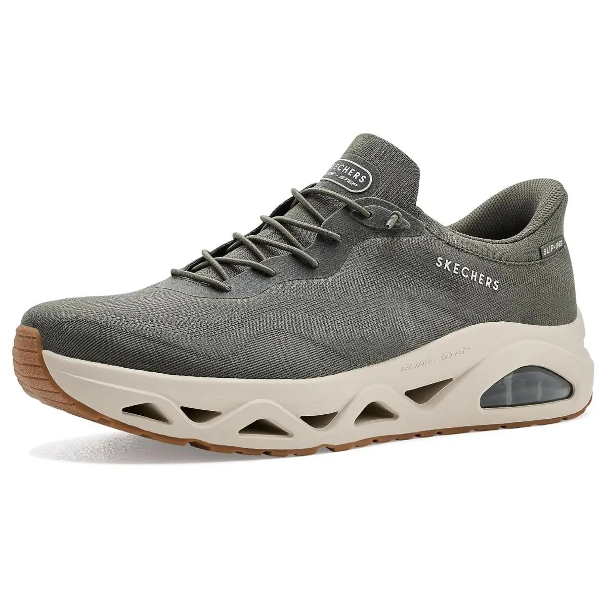 Man`s Shoes Skechers Uno Glide-step - Air Gliders Hands Free Slip-ins