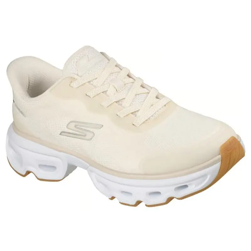 Womens  Slip Ins GO Walk Glide Step Bliss Off White Mesh Shoes Medium by Skechers