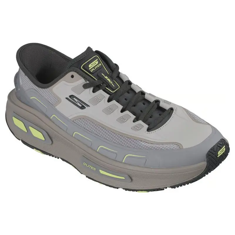 Mens  Slip Ins Arch Fit D`lites 330 Taupe Multi Mesh Shoes Medium by Skechers