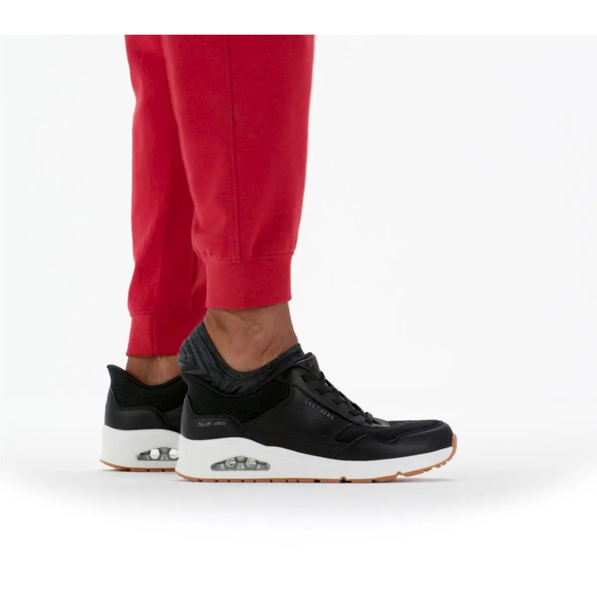 Skechers shoes - Slip-ins UNO - Banksia - UNO Banksia - 183022 BLK - Black/White