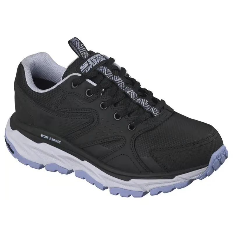 Womens  Waterproof Relaxed Fit D`lux Journey Black Blue Leather Medium by Skechers