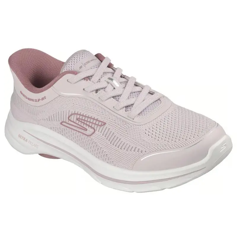 Womens Skechers Slip Ins GO Walk 8 Rylee Mauve Monomesh Shoes