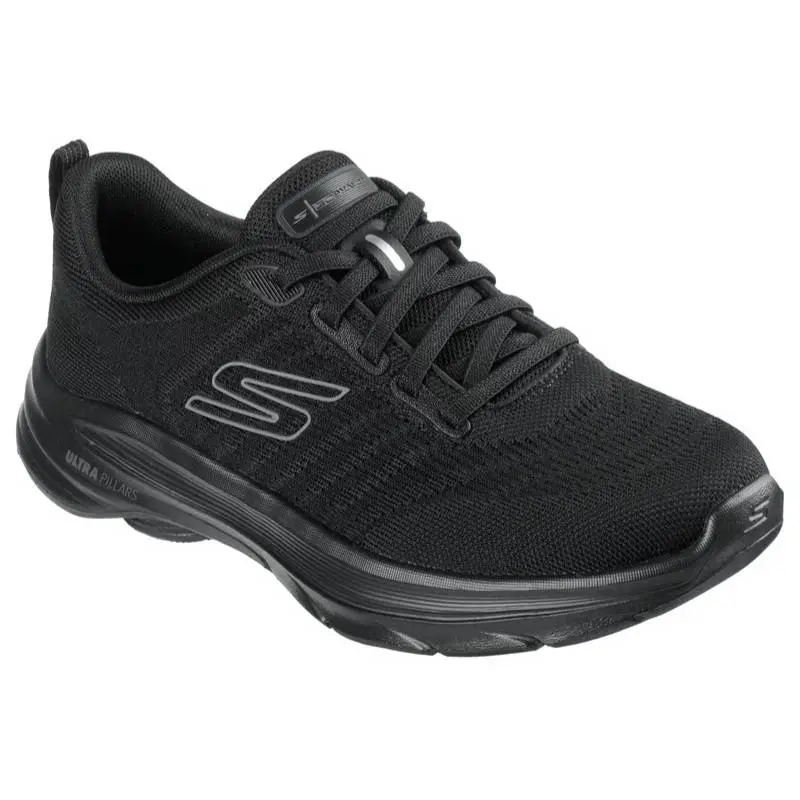 Womens  GO Walk 8 Britt Black Knit Shoes by Skechers