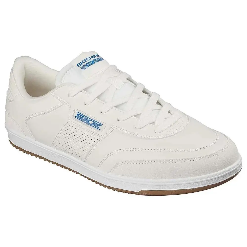 Men`s Skechers Hotshot - Diegoh Sneaker Shoe 254163 Natural/light Blue