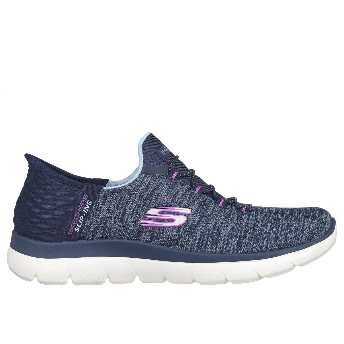 Skechers Women`s Slip-ins: Summits - Dazzling Haze Navy/purple - 149937-NVPR Na