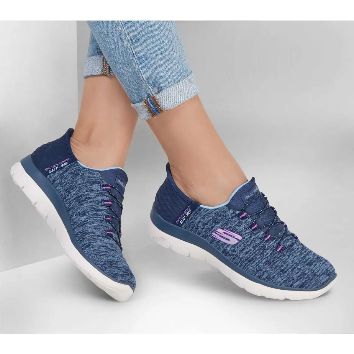 Skechers shoes - NAVY/PURPLE 6
