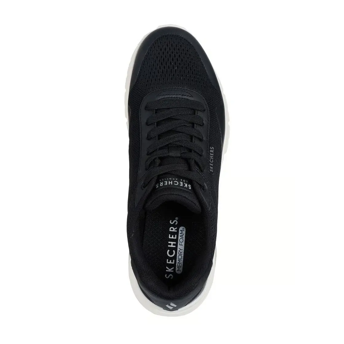 Skechers shoes - Uno Flex - Spring On Air - 183310 BLK - Black/White 1
