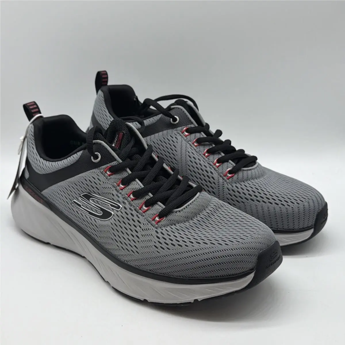 Skechers Edgeride Contention Walking Shoe Men`s Size 9 Gray/black Sneakers