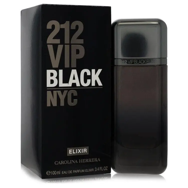 212 Vip Black Elixir Carolina Herrera Edp 3.4 oz / e 100 ml