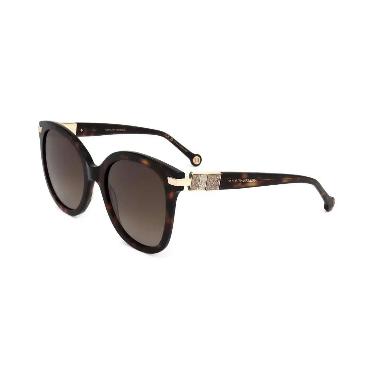 Carolina Herrera Women`s 55 mm Havana Sunglasses HER0134-S-086-55