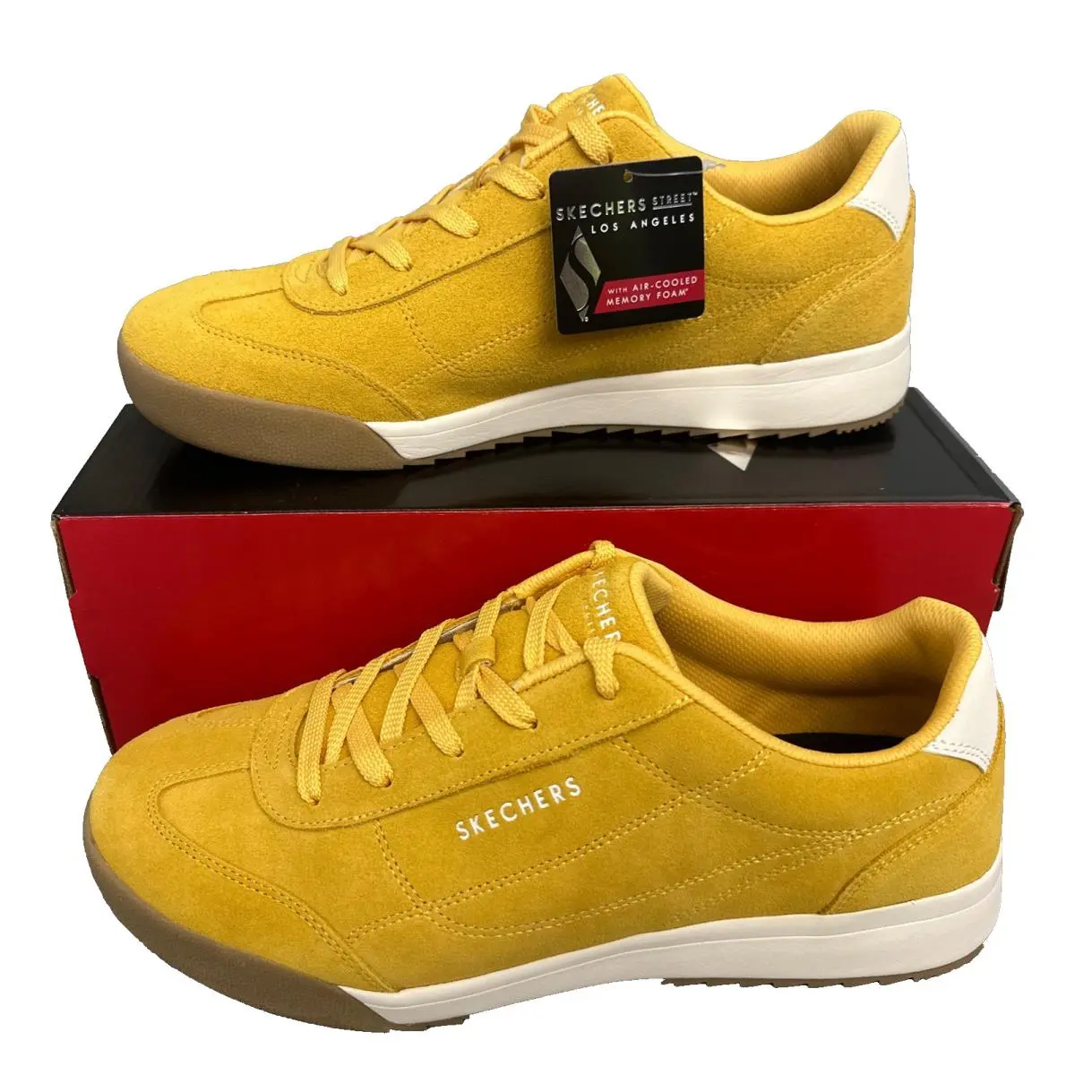 Skechers Men`s Zinger 2.0 Manzanilla Suede Sneakers Color Size 10.5