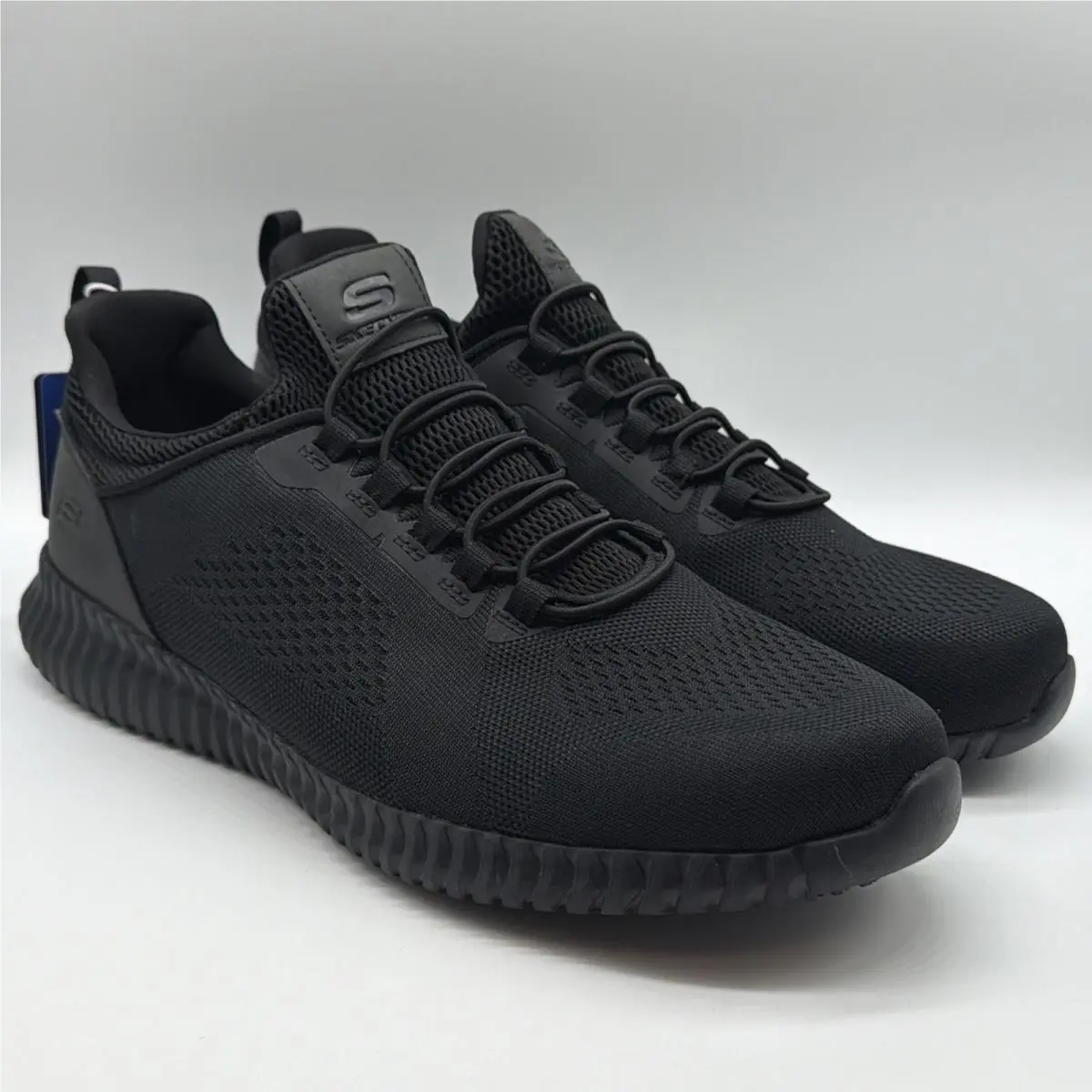 Skechers Work Cessnock Slip-on Men`s Size 13 Wide Black Slip-resistant Shoes