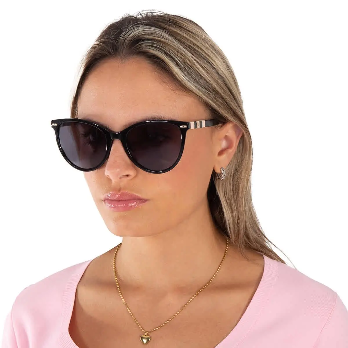 Carolina Herrera Grey Cat Eye Ladies Sunglasses Her 0107/S 0KDX/IR 57 - Multi, Frame: Multi, Lens: Grey