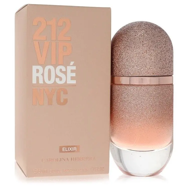 212 Vip Rosé Elixir by Carolina Herrera Edp Spray 1.7 oz 50ml Women Floral Scent