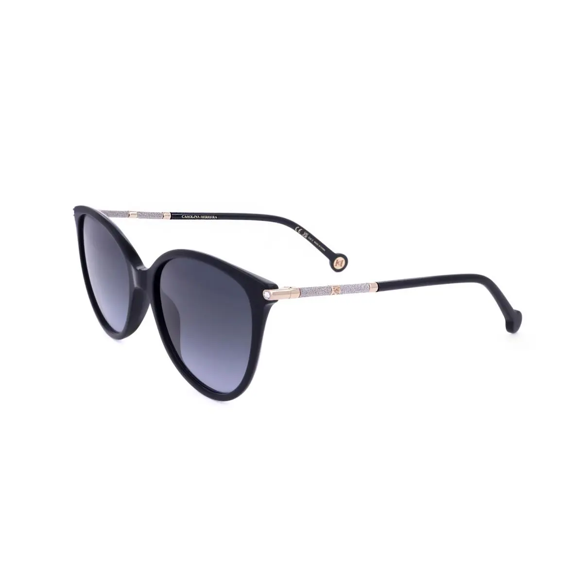Carolina Herrera Women`s 57 mm Black Gold Sunglasses HER0189-G-S-2M2-57