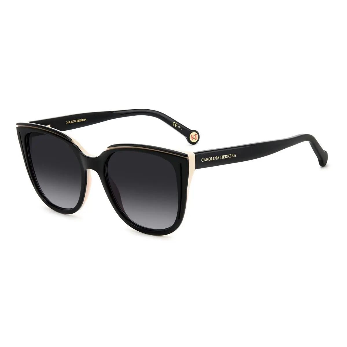 Carolina Herrera Women`s 53 mm Black Sunglasses HER0144-S-KDX-53