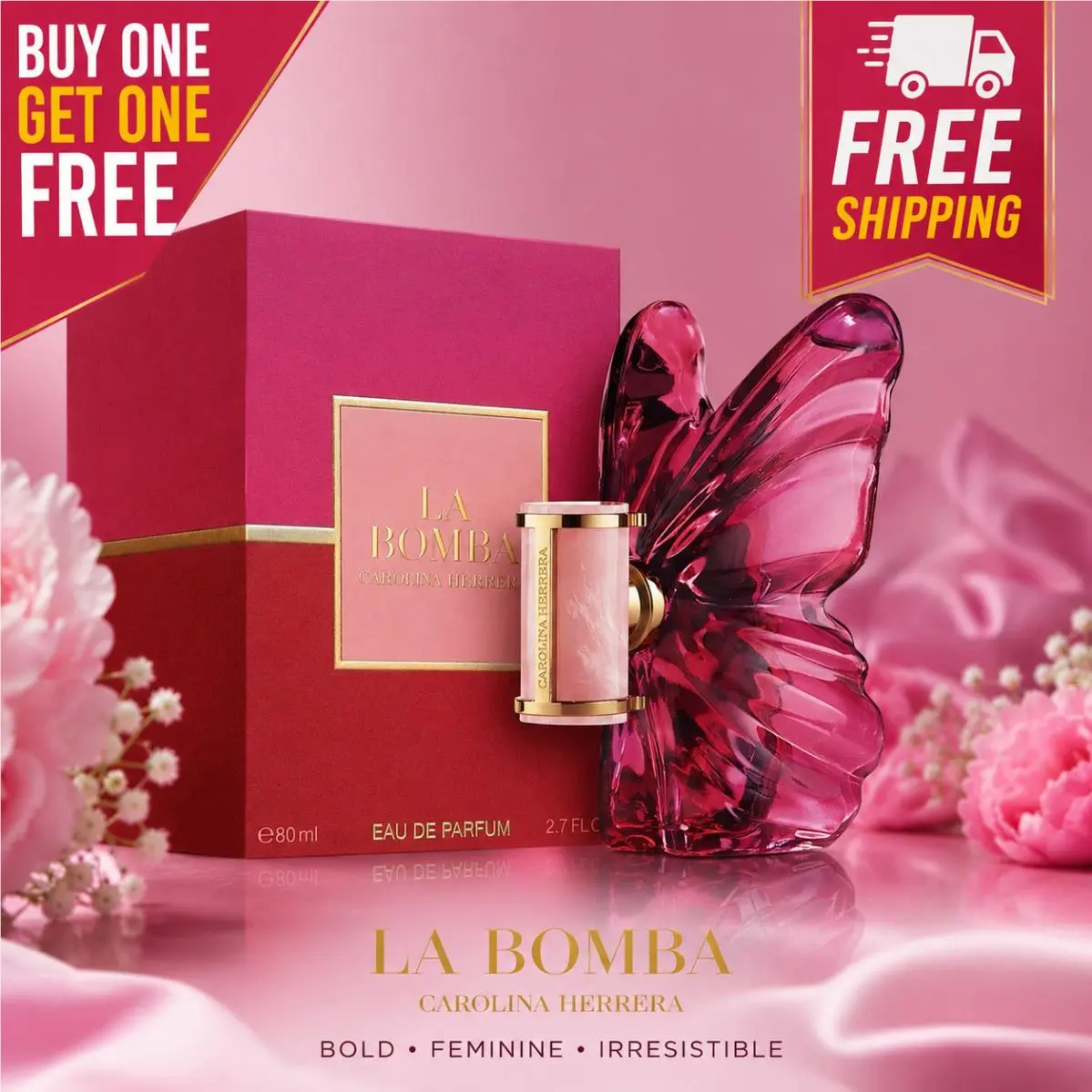 La Bomba by Carolina Herrera Edp 2.7 oz 80ml Women`s Perfume Spray